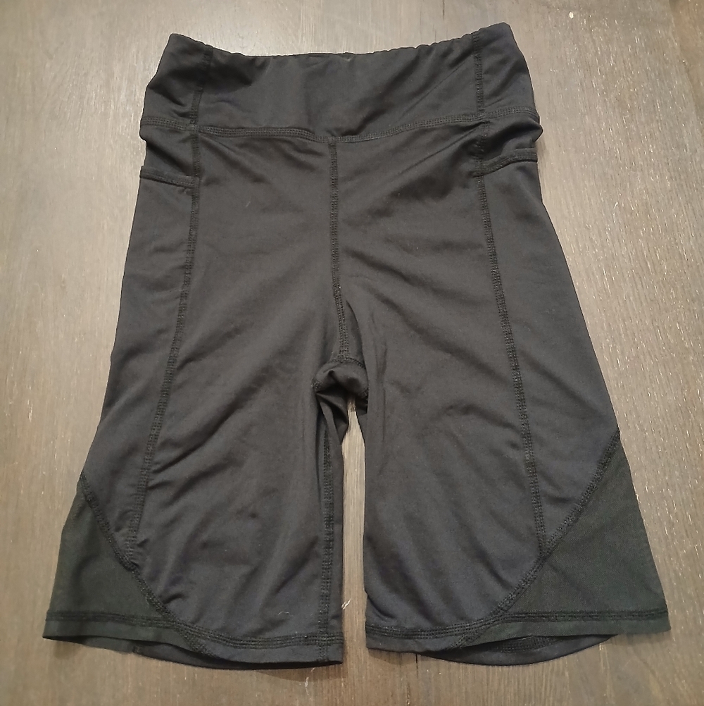 FlexTek Smooth Dance Biker Mesh Shorts Girls Size:Small Gymnastics Shorts